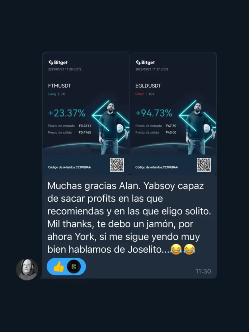 Testimonio real de un alumno compartiendo operaciones con beneficios